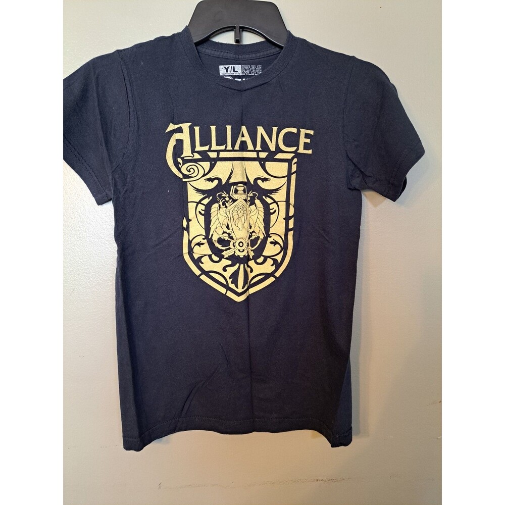 Jinx Video Game Blizzard World Alliance Warcraft Youth Large Blue Shirt